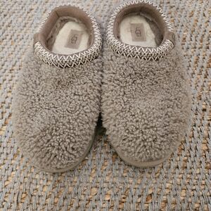 UGG Plush Taupe Slippers